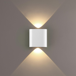 7192/2WL HIGHTECH ODL27 Настенный светильник белый/металл IP20 LED 2W 3000K 220V MAGNUM
