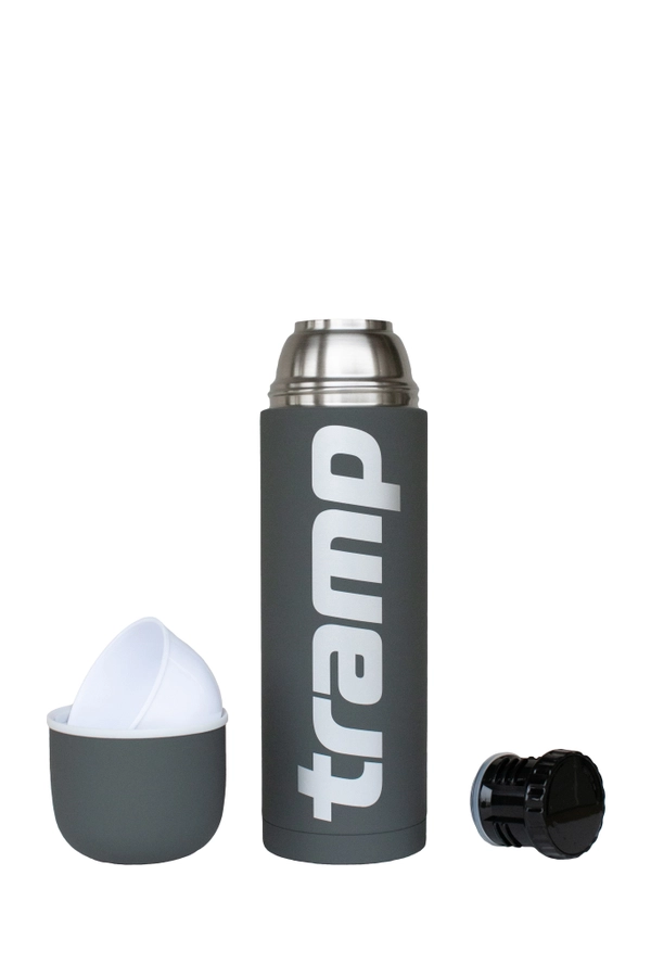 Термос Tramp 1200 мл Soft Touch TRC-110 Серый