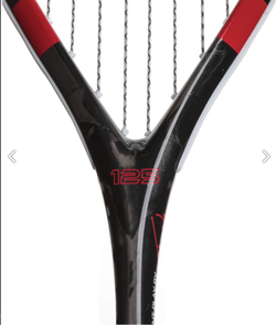 Harrow Reflex 125, Tarek Momen Signature, Squash Racquet, Red/Black
