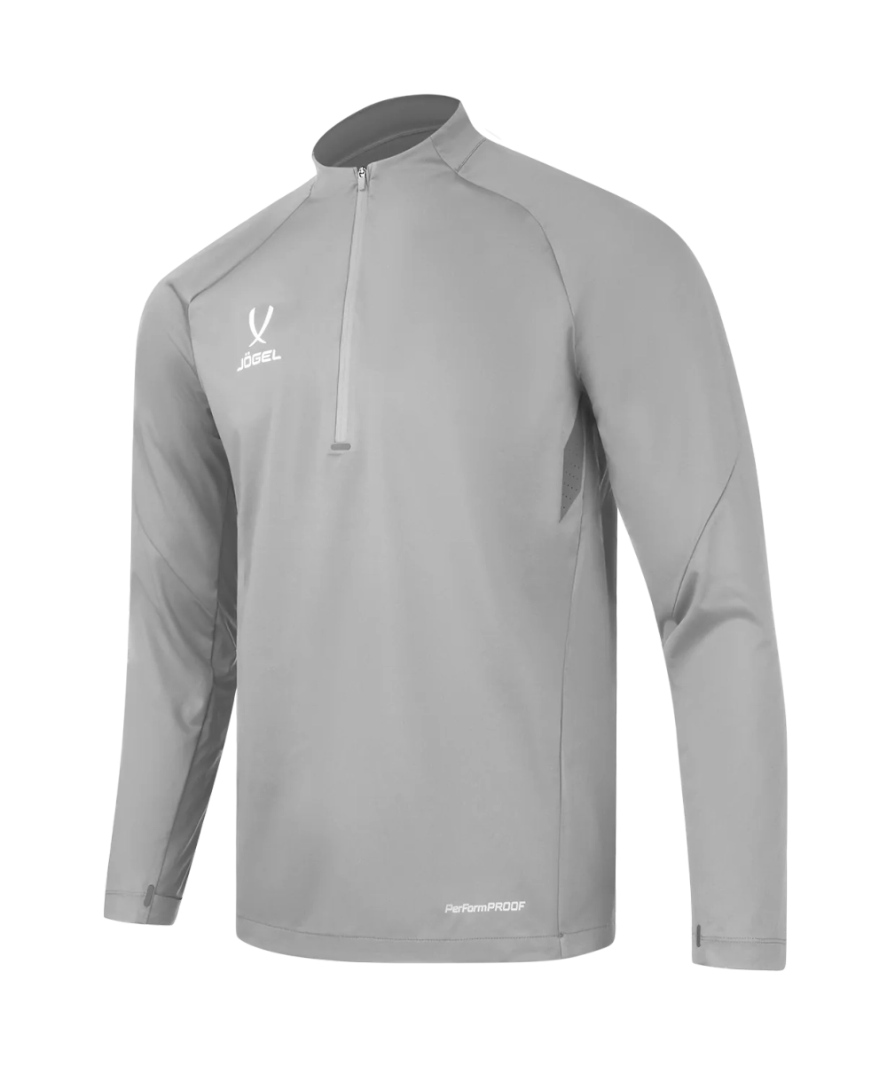 Джемпер ветрозащитный JÖGEL PREMIER PerFormPROOF 1/4 Zip Wind Top, серый