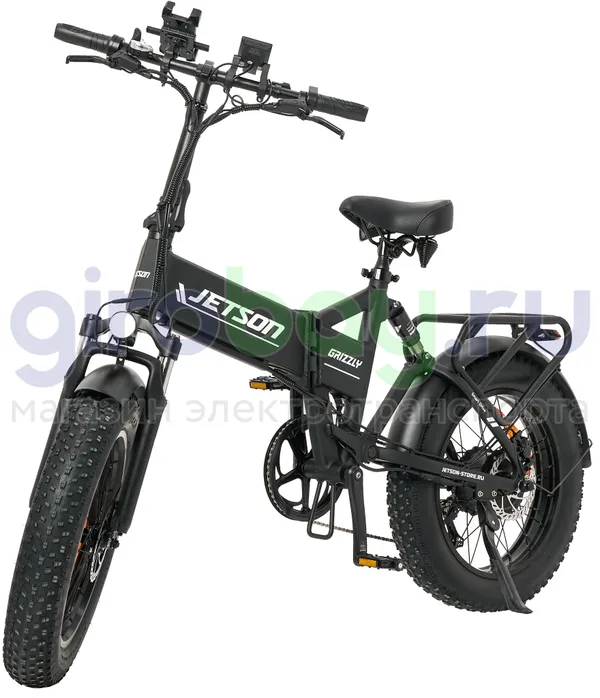 Электровелосипед Jetson GRIZZLY 1200w (48v15ah) - Чёрный фото №5
