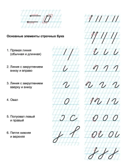 Набор тетрадей "Начинаю писать красиво! №1", 12 л, 10 шт (плёнка)