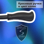 Самокат Urban Scooter Disc Benzin Pro, (2024), с дисковым тормозом, складной, городской, двухколесный