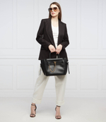 кожаная сумка-трапеция hamilton legacy Michael Kors - черный(30F1G9HS9L)