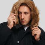 Парка Alpha Industries N-3B Logo Oxford Parka Black (Черная)