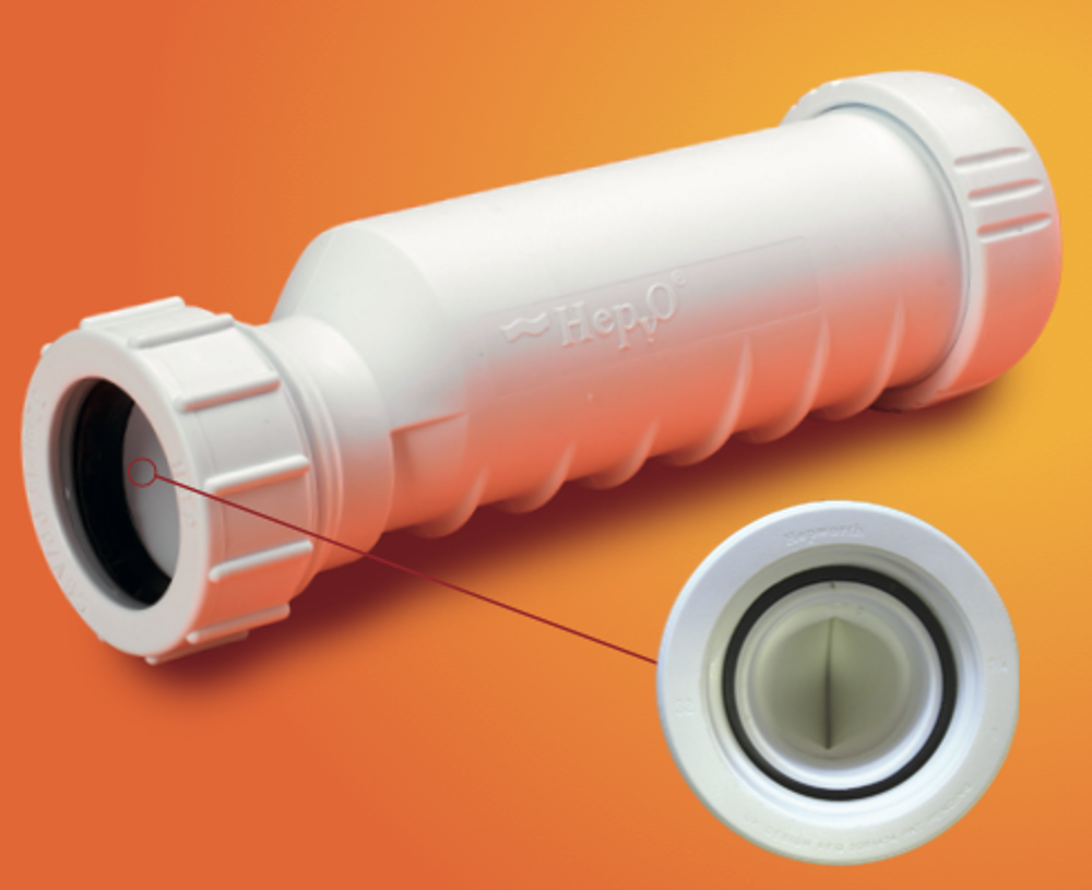 Сухой сифон CV1/M DN40 мм , Hepvo, Hepworth, (MRNVR40-PB), белый