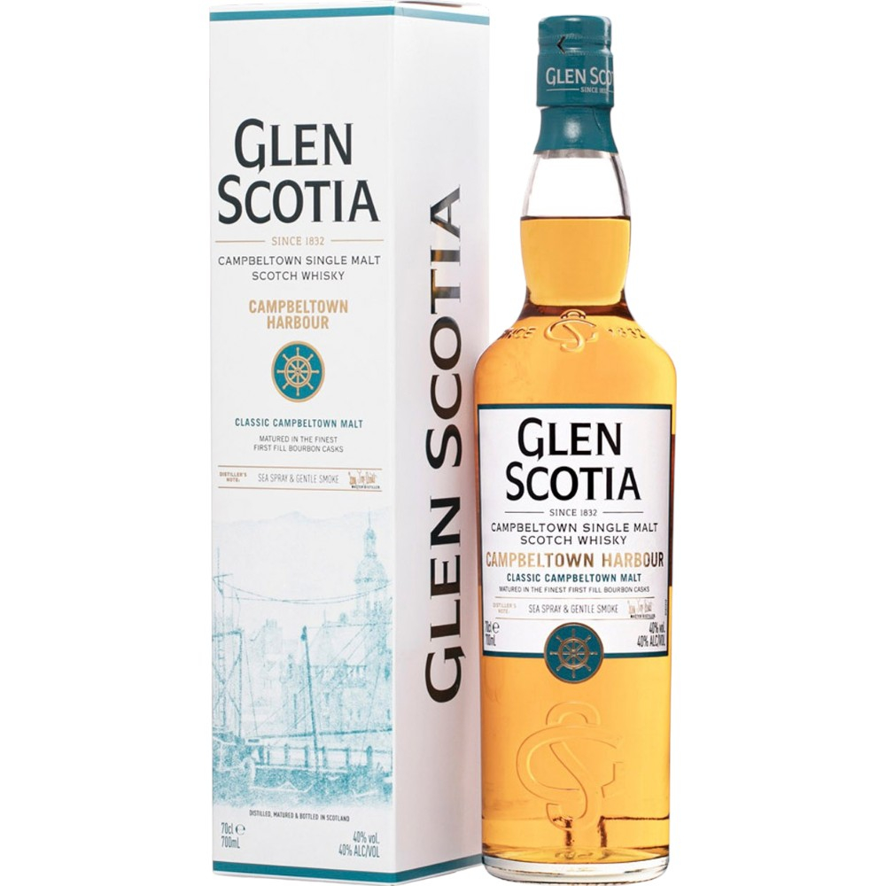 Виски Glen Scotia Campbeltown Harbour Single Malt 0,7 л. В подарочной коробке