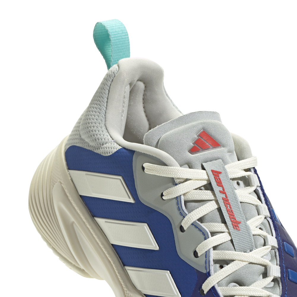 Женские Кроссовки теннисные Adidas Barricade W - royal blue/off white/bright red