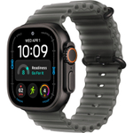 Apple Watch Ultra 4 (2026) 49mm Black Titanium Case /Translucent Black Ocean Band