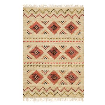 Ковер из шерсти по мотивам башкирских орнаментов из коллекции cultural heritage, 120х180 см