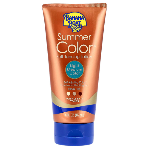 Banana Boat, Summer Color®, лосьон для автозагара, легкий и средний оттенок, 177 мл (6 жидк. унц.)