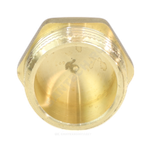 Заглушка латунь Ду 25 (1") НР LD LD.65.505.25