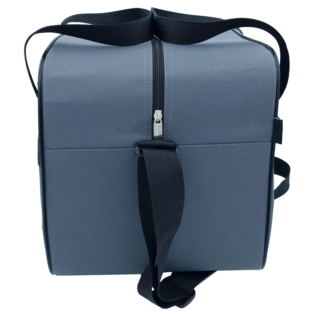 Сумка дорожная для ручной клади Pobedabags Стандарт серая 36 x 30 x 27 см