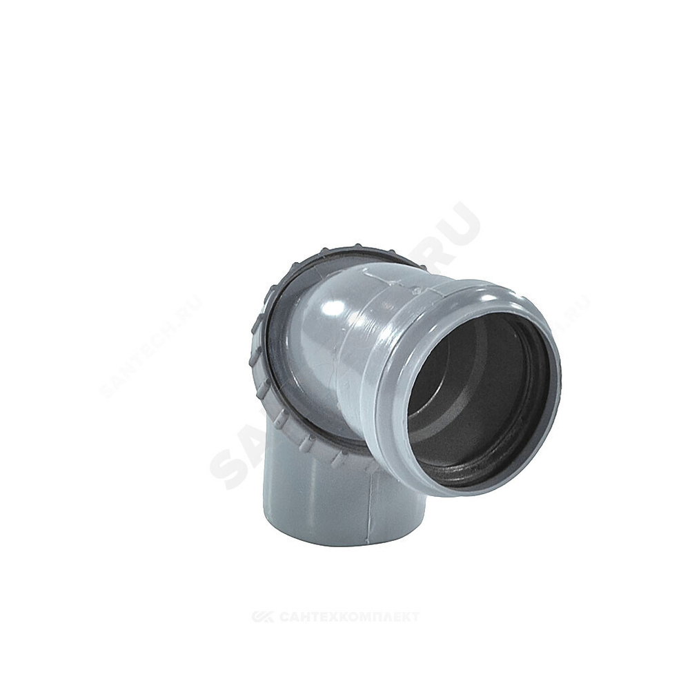 Отвод поворотный PP-H Дн 50 б/нап в/к Ostendorf 905000