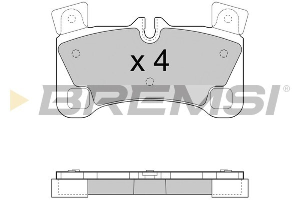 BREMSI - BP3458-BMS - Brake Pad Set, disc brake