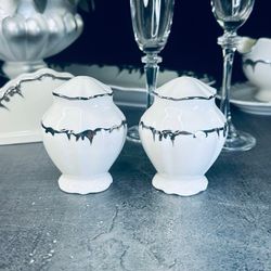 Lenardi 666-402 Набор солонок ARGENTO в под.уп.(х24)Фарфор