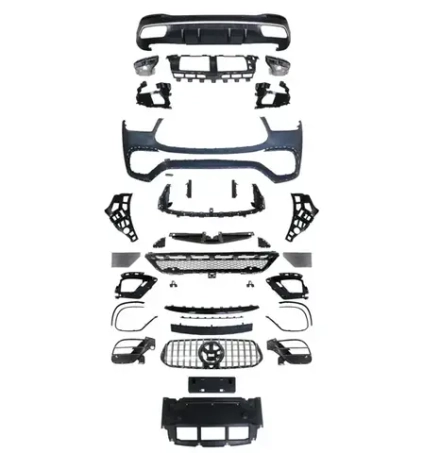 Обвес в стиле GLE63 AMG для Mercedes-Benz W167 2020+ АМГ Мерседес Бенц ГЛЕ класс