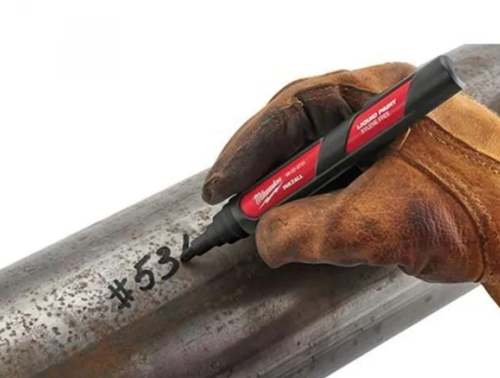 Маркер INKZALL с жидкой краской, черный, Milwaukee 48223731
