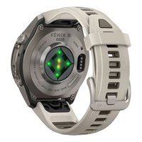 Часы Garmin Fenix 9 Pro — 43 мм AMOLED Titanium Fog Gray / Dark Sandstone