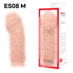 Насадка Extreme Sleeve с пузырьками TPR телесная KOKOS ES-008-M