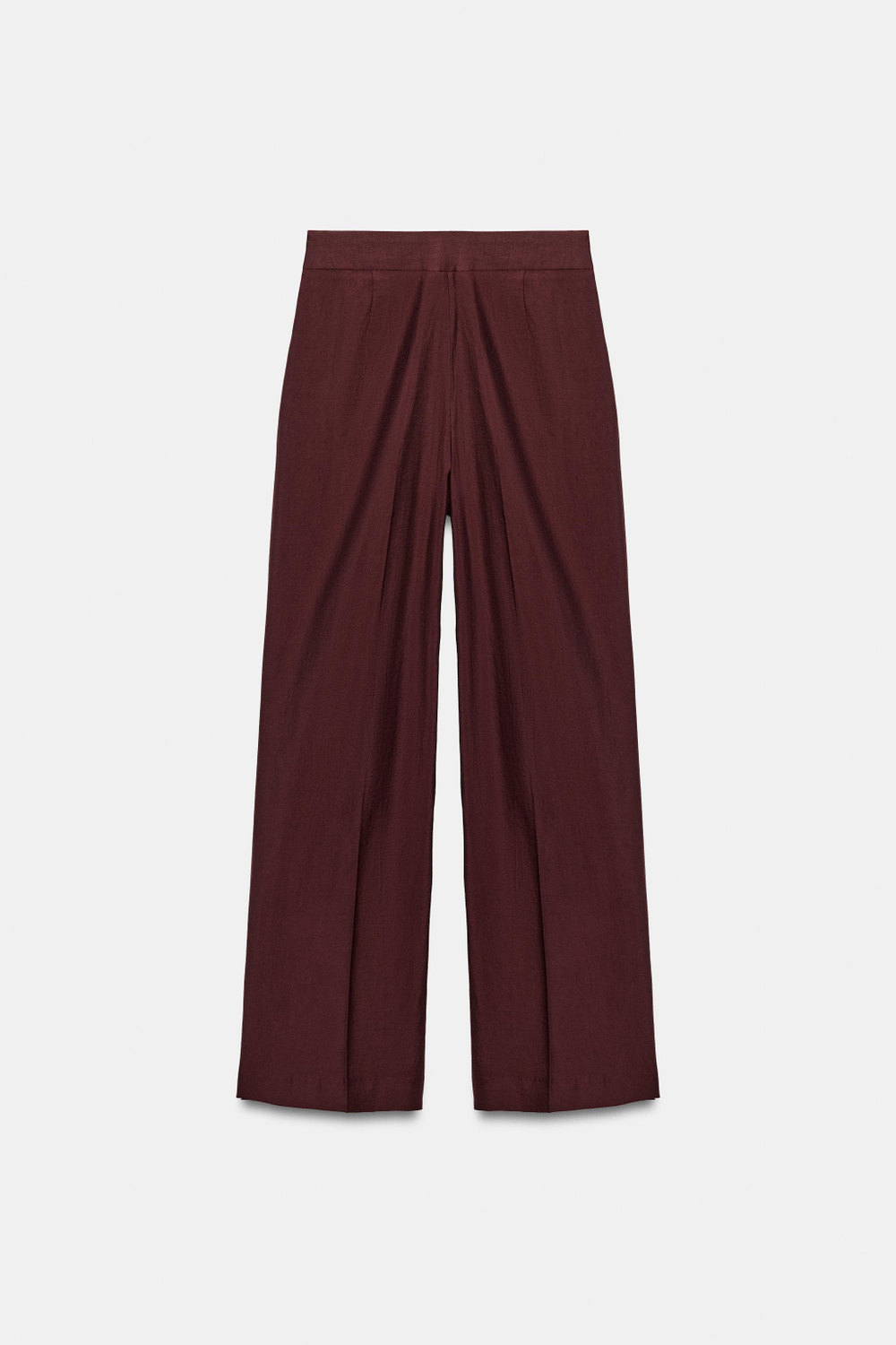 БРЮКИ ПРЯМОГО КРОЯ СО СКЛАДКАМИ — ZARA