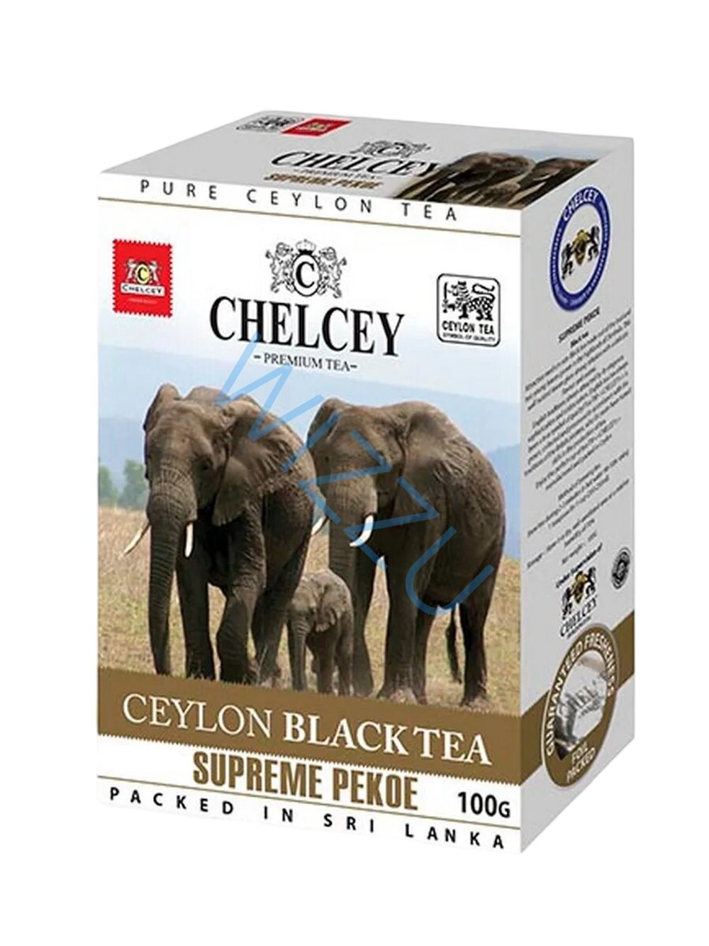 Ч/чай CHELСEY Суприм Пекое к/у 100г/100 шт/ящ