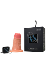 Крупный фаллоимитатор RealStick CALIBER - 14 см. (Цвет: телесный)