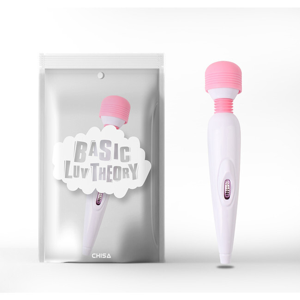 Вибромассажер Curve Massager (Цвет: белый с розовым)