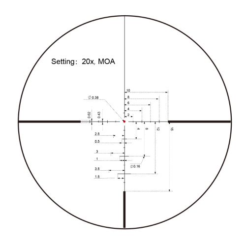 Оптический прицел Vector Optics 30мм SFP Continental x8 3-24x56 ED VECON-CDM