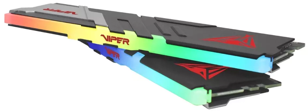 Комплект памяти DDR5 UDIMM 32Gb (2x16Gb), 6600 MHz, CL34 Patriot Memory Viper Venom RGB PVVR532G660C34K Retail