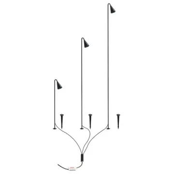 Грунтовый светильник 3W 3000K A1084PA-3BK чёрный MULIPHEIN Lamp