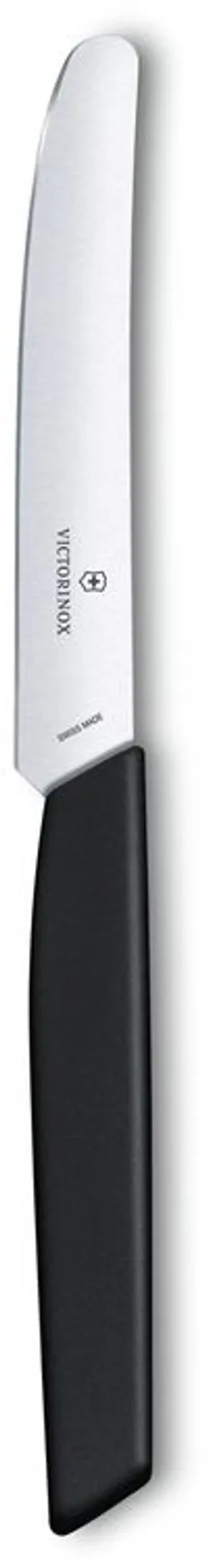 Нож Victorinox столовый, лезвие 11 см прямое, чёрный (6.9003.11) 2