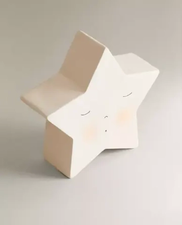 ZARA HOME Детский светильник в форме звезды, бежевый