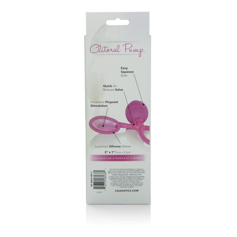 Небольшая клиторальная помпа Mini Silicone Clitoral Pump (Цвет: розовый)