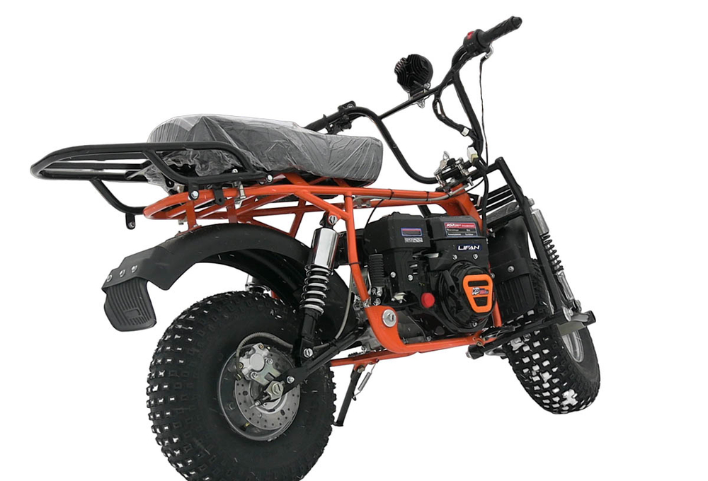 Мотоцикл внедорожный СКАУТ САФАРИ ПЛЮС 3L-8Е+ BIGFOOT (ФАРА, ЭЛ.СТ. перед и зад подвес. KP230 -8+ л.с., седло Альфа