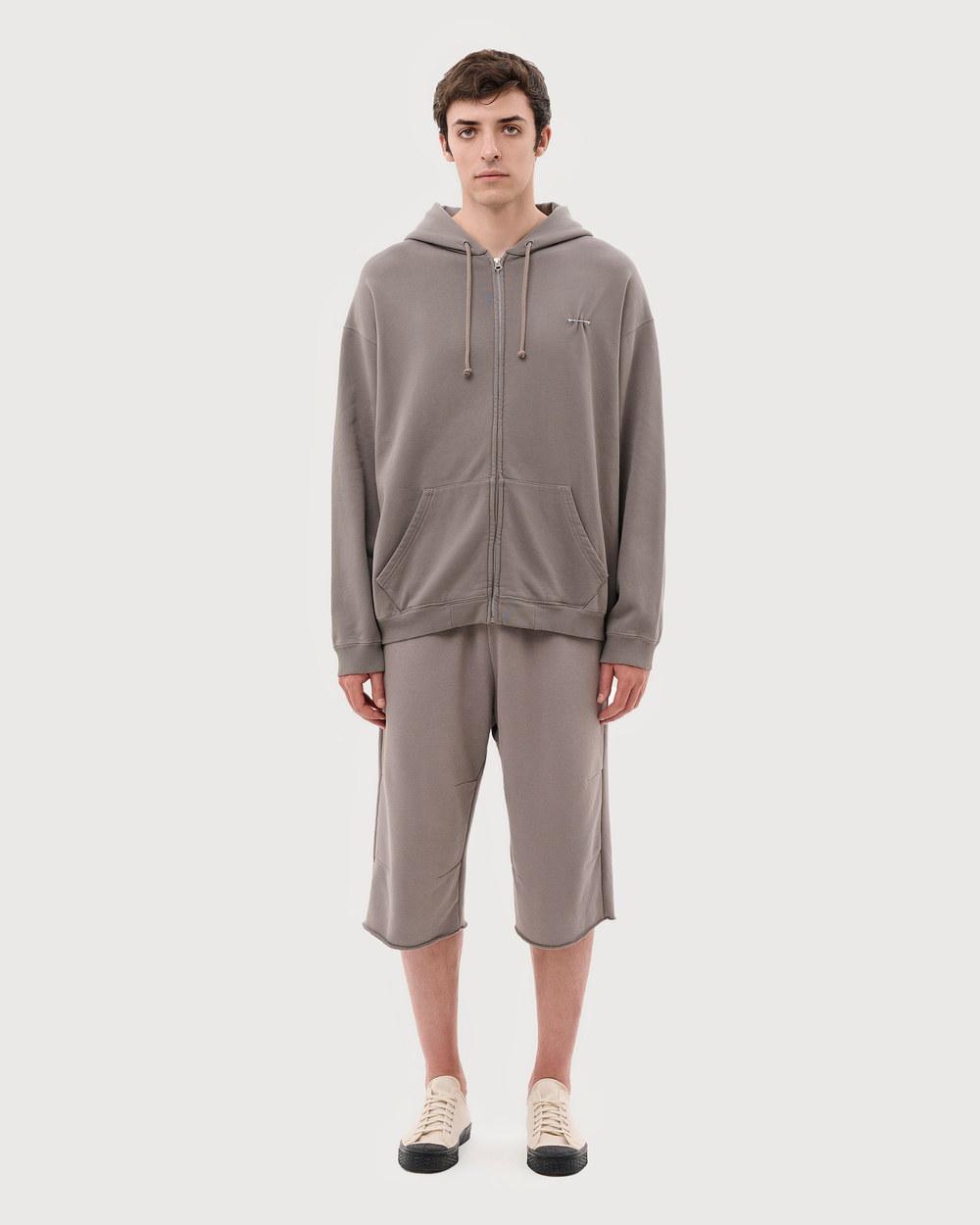 MM6 MAISON MARGIELA ШОРТЫ МУЖСКИЕ УДЛИНЕННЫЕ СЕРЫЕ