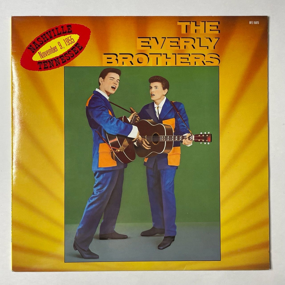Винтажная виниловая пластинка LP The Everly Brothers Nashville Tennessee, November 9, 1955 (Germany 1981) 45 RPM