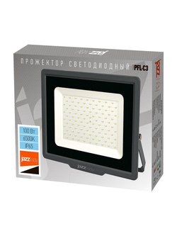 Прожектор светодиодный PFL-C3 100Вт 6500К IP65 ДО закален. прозр. стекло Pro JazzWay 5023628A