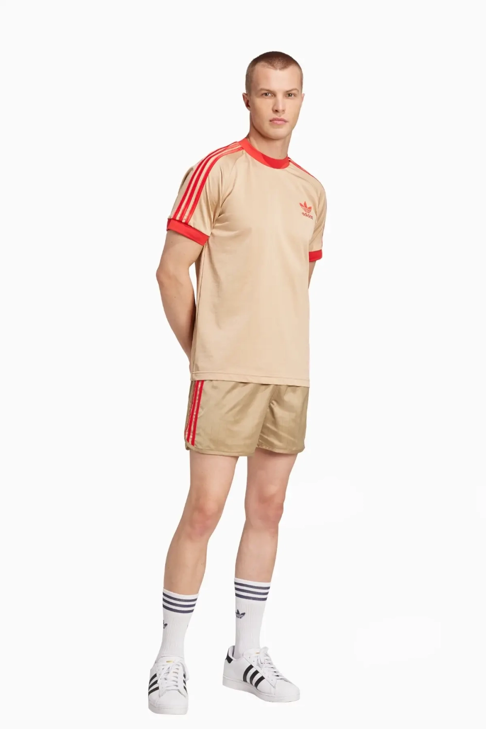 Футболка adidas David Beckham Originals - бежевый