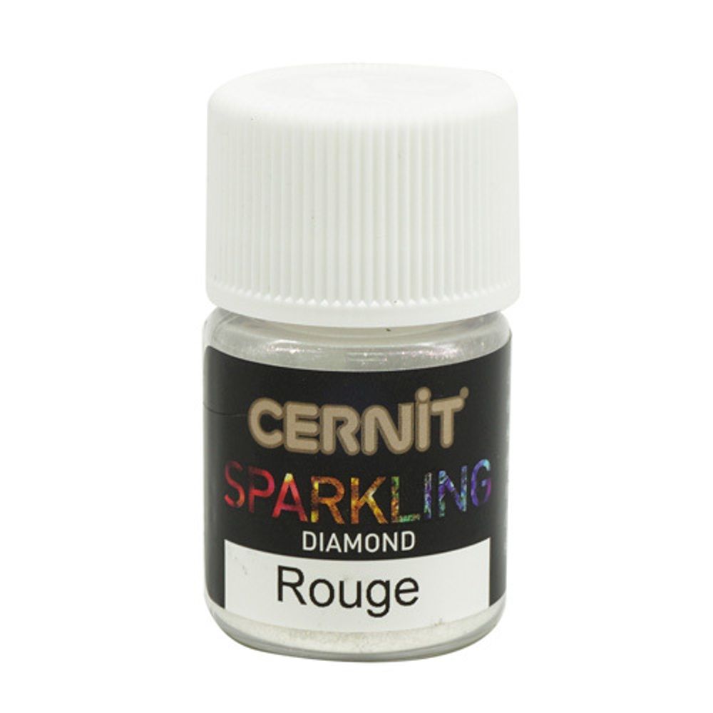 Мика-порошок, слюда Diamond/бриллиантовый "Sparkling Powder" 5гр. Cernit, 400 rouge/красный