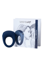 Синее эрекционное кольцо на пенис Satisfyer Ring 2