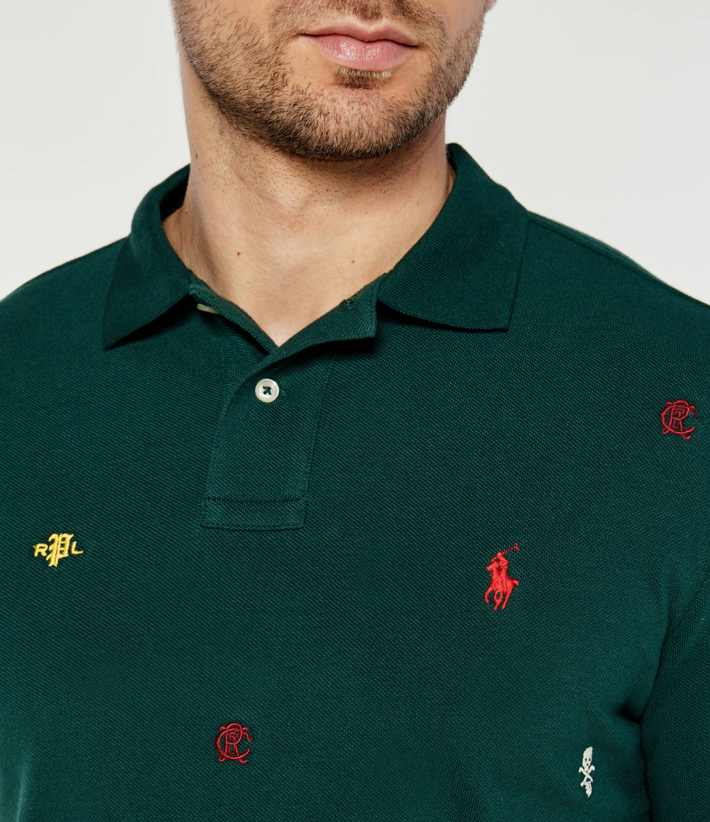 Поло POLO RALPH LAUREN - зеленый(710941437)