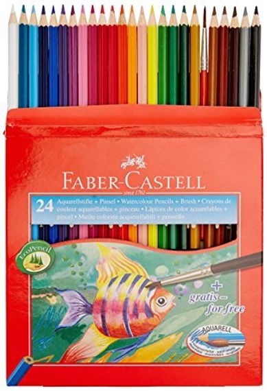 Karandaş 24 rəng Faber Castell