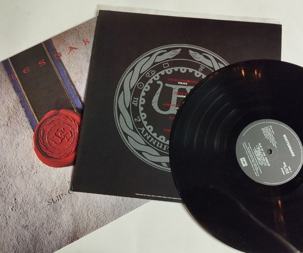 Винтажная виниловая пластинка LP Whitesnake Slip Of The Tongue (UK 1989)