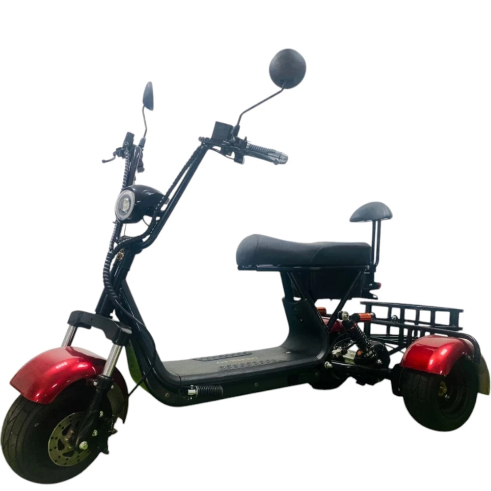 Электроскутер Citycoco GT X3 Pro Trike Mini Красный