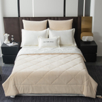 КПБ на резинке Сатин Velvet Premium с Одеялом VPR007, Евро, 4 наволочки, простынь 160*200*25