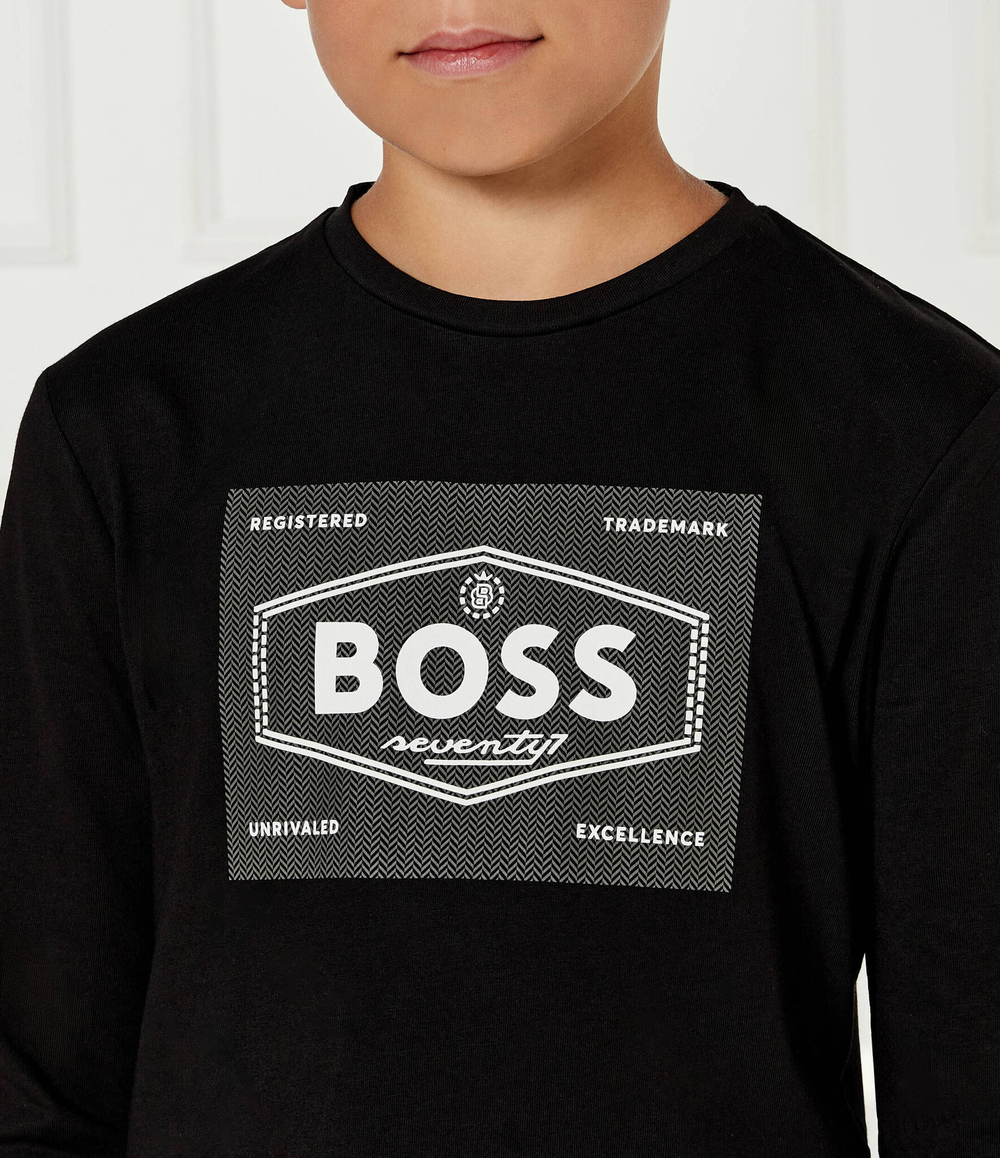 Лонгслив BOSS Kidswear - черный(J51221)