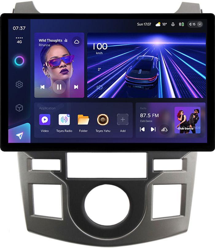 Магнитола для KIA Cerato 2 Koup 2008-2013 (купе) - Teyes CC3-2K монитор 13" 2K QLED на Android 10, Быстрая, CarPlay, 4G SIM-слот