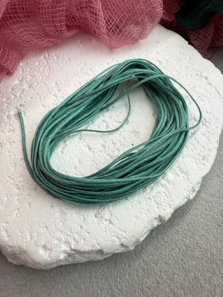Шнур для плетения браслетов 0,6 мм, Винтажный ментол (5 м)