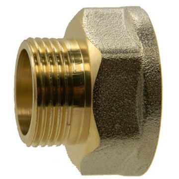 Переход латунный 1 1/4"х1" ВР-НР TIM